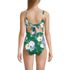  Women's Wrap Monokini High Leg One Piece Swimsuit, Back