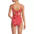  Women's Wrap Monokini High Leg One Piece Swimsuit, Back