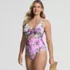  Women's Wrap Monokini High Leg One Piece Swimsuit, alternative image