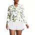 Women's Plus Size SunShade UPF 50 Quarter Zip Rash Guard, alternative image