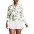 Women's Plus Size SunShade UPF 50 Long Sleeve Quarter Zip Rash Guard, alternative image