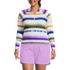 Women's Plus Size SunShade UPF 50 Long Sleeve Quarter Zip Rash Guard, alternative image