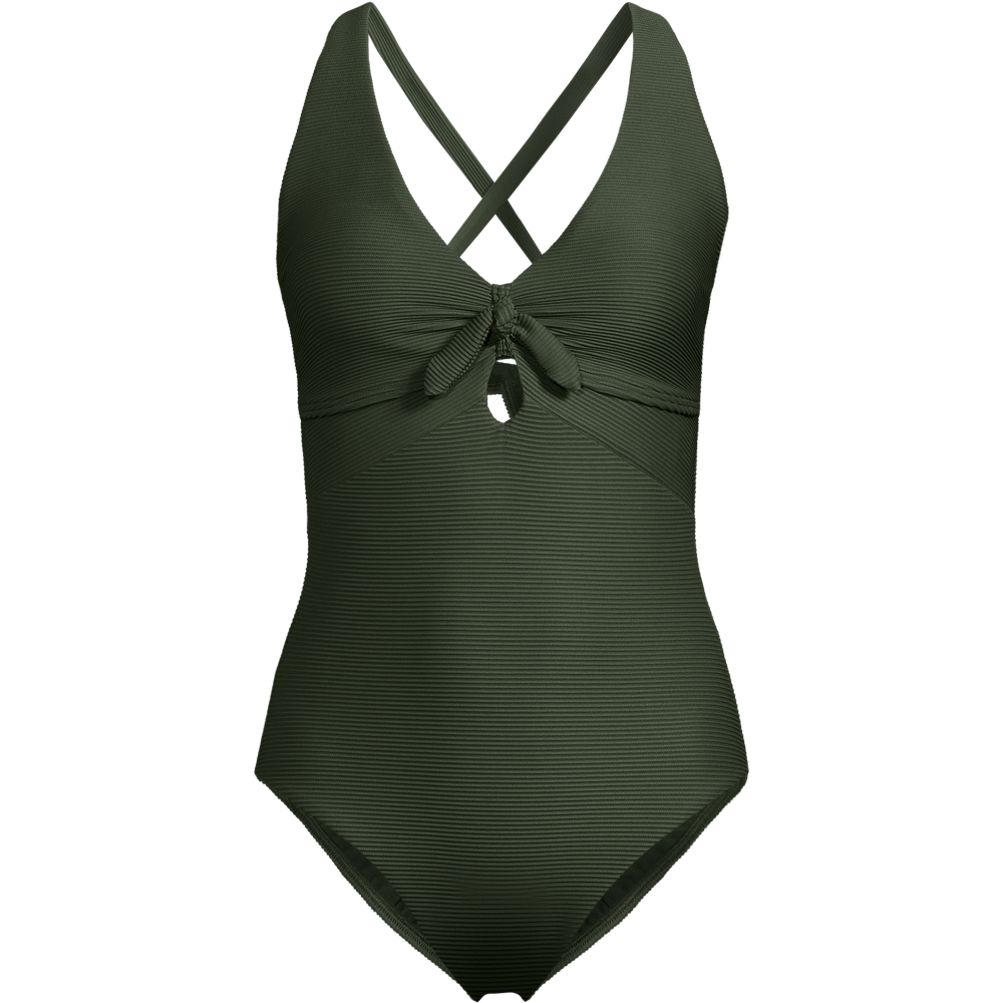 【THE MOZZ】Anna Stitch Knot One Piece ECHO RING FRONT PADDLE SUIT