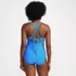 Women's Ribbed Knot Front One Piece Swimsuit, Back