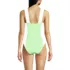 Women's Square Neck High Leg One Piece Swimsuit, Back