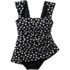 Women's Smoothing Square Neck Ruched Swim Dress Swimsuit, alternative image