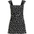 Women's Smoothing Square Neck Ruched Swim Dress Swimsuit, Front