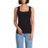 Women's Sleeveless Tugless Double Layer Square Neck Knit Top, Front