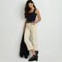 Women's Sleeveless Tugless Double Layer Square Neck Knit Top, alternative image