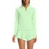 Women's SunShade UPF 50 Long Sleeve Quarter Zip Rash Guard, alternative image