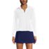 Women's Petite SunShade UPF 50 Long Sleeve Quarter Zip Rash Guard, alternative image