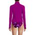 Women's Long Sleeve Quarter Zip UPF 50 Rash Guard, Back