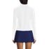 Women's Petite SunShade UPF 50 Long Sleeve Quarter Zip Rash Guard, Back