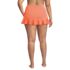 Women's Plus Size Ruffle Hem Mini Swim Skirt , Back