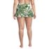 Women's Plus Size Ruffle Hem Mini Swim Skirt , Back