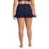 Women's Plus Size Ruffle Hem Mini Swim Skirt , Back
