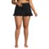 Women's Plus Size Ruffle Hem Mini Swim Skirt , Front