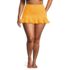 Women's Plus Size Ruffle Hem Mini Swim Skirt , Front