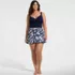 Women's Plus Size Ruffle Hem Mini Swim Skirt , alternative image
