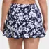 Women's Plus Size Ruffle Hem Mini Swim Skirt , Back