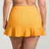 Women's Plus Size Ruffle Hem Mini Swim Skirt , Back