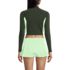 Women's SunShade UPF 50 Long Sleeve Cropped Rash Guard, Back