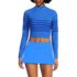 Women's SunShade UPF 50 Long Sleeve Cropped Rash Guard, Front