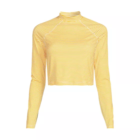 Women's SunShade UPF 50 Long Sleeve Cropped Rash Guard - primary