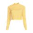 Women's Long Sleeve Cropped UPF 50 Rash Guard, Front
