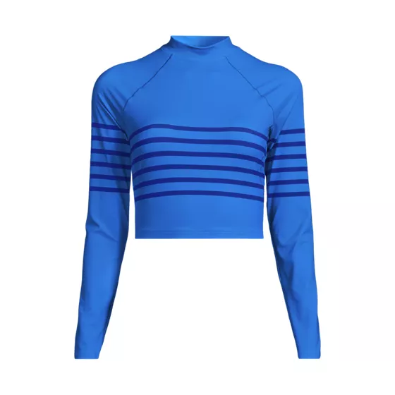 Women's SunShade UPF 50 Long Sleeve Cropped Rash Guard - primary