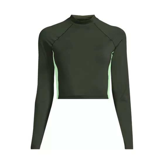 Women's SunShade UPF 50 Long Sleeve Cropped Rash Guard - primary