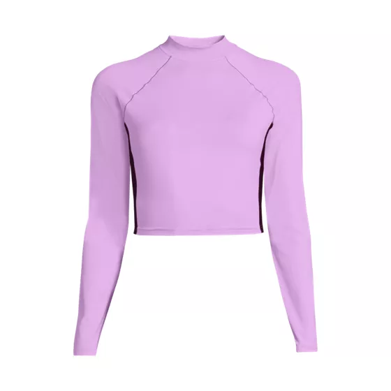Women's SunShade UPF 50 Long Sleeve Cropped Rash Guard - primary