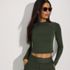Women's SunShade UPF 50 Long Sleeve Cropped Rash Guard, alternative image