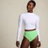 Women's SunShade UPF 50 Long Sleeve Cropped Rash Guard, Front