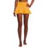 Women's Ruffle Hem Mini Swim Skirt , Front