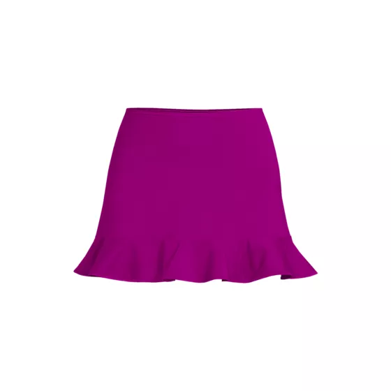 Women's Ruffle Hem Mini Swim Skirt - primary