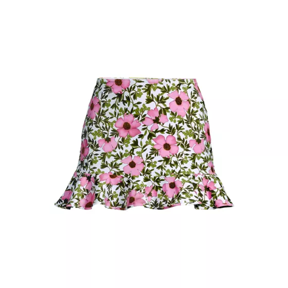 Women's Ruffle Hem Mini Swim Skirt - primary