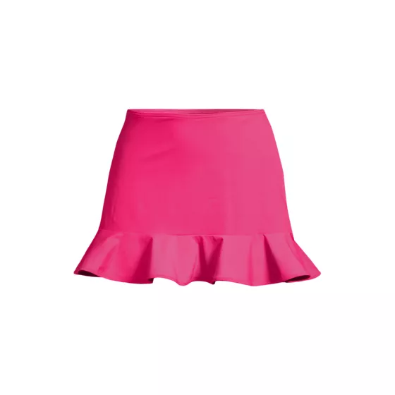 Women's Ruffle Hem Mini Swim Skirt - primary