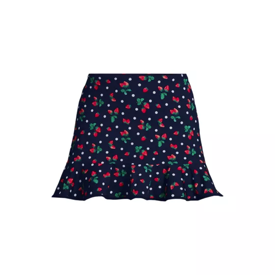 Women's Plus Size Ruffle Hem Mini Swim Skirt  - primary