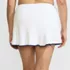 Women's Plus Size Pique Ruffle Hem Mini Swim Skirt, Back