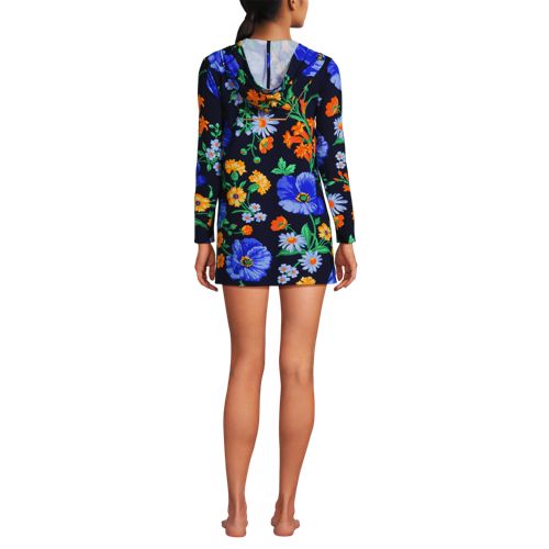 Navy/Exploded Poppy Floral