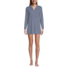 Women's UPF50 Sun Protection Hooded Mini Swim Cover-Up Dress