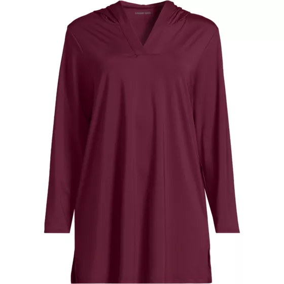 Women's SunShade UPF 50 Hooded Mini Swim Swim Cover-Up Dress - primary