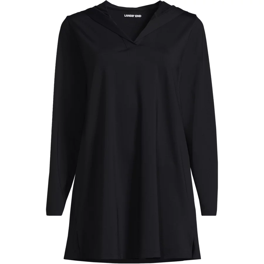 Women's Sunshade UPF 50 Hooded Mini Swim Swim Cover Up Dress view 5