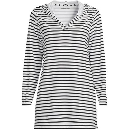 Women's Hooded Mini Swim UPF 50 Swim Cover-Up Dress - image 1