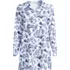 Women's Plus Size SunShade UPF 50 Hooded Mini Swim Swim Cover-Up Dress, Front