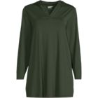 Women's Plus Size SunShade UPF 50 Hooded Mini Swim Swim Cover-Up Dress