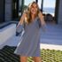 Women's Hooded Mini Swim UPF 50 Swim Cover-Up Dress, alternative image