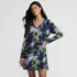 Women's SunShade UPF 50 Hooded Mini Swim Swim Cover-Up Dress, Front