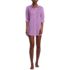 Women's Rayon Rib Button Down Cover-Up, alternative image